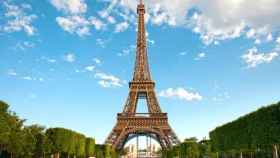 La torre Eiffel, en Francia.