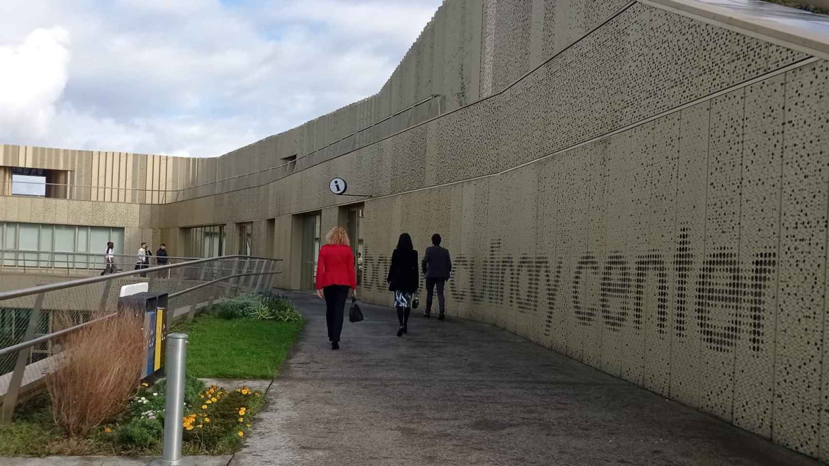 La entrada del Basque Culinary Center