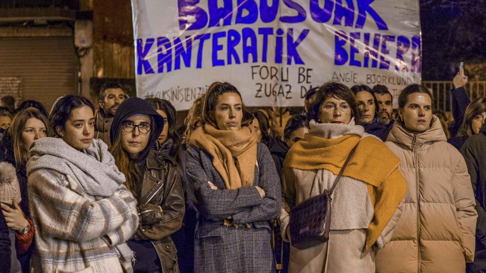 Manifestación en Gernika contra la violencia machista / Javier Zorrilla - EFE