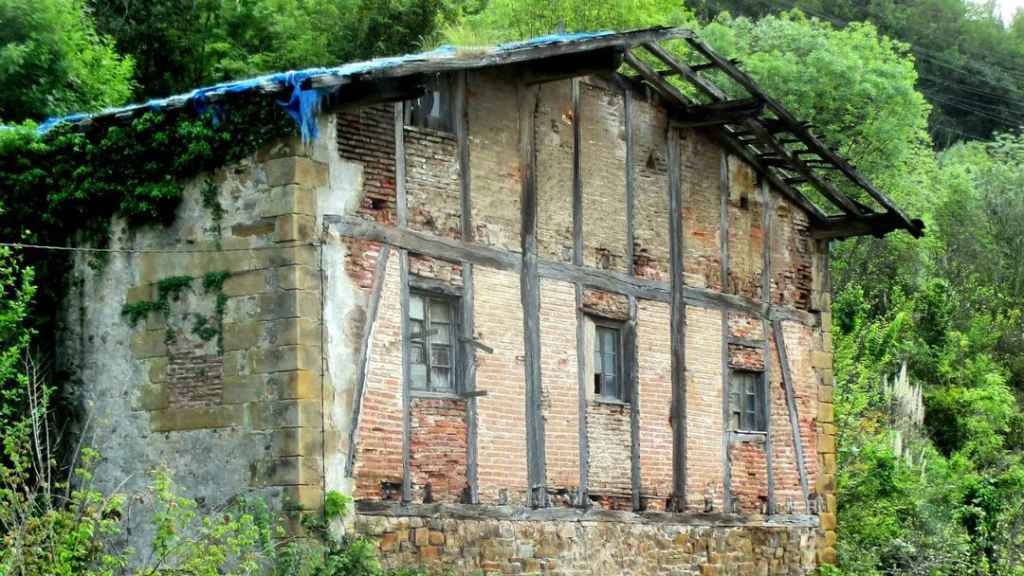 Caserío Astiñene, en el barrio de Egia en Donostia