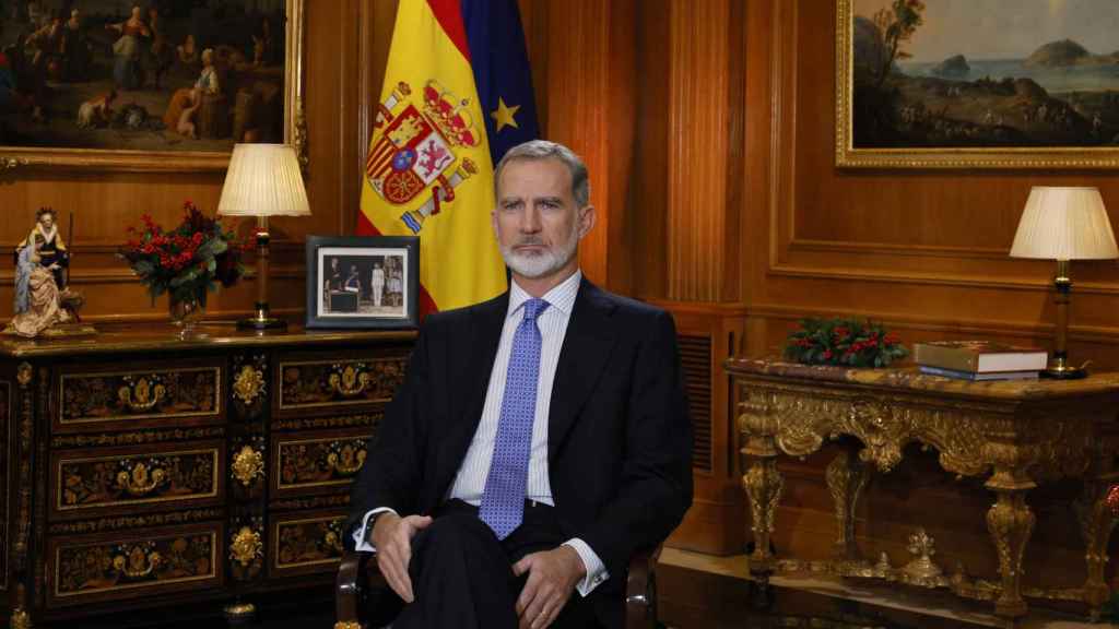 El rey Felipe VI en su tradicional mensaje de Navidad/EFE