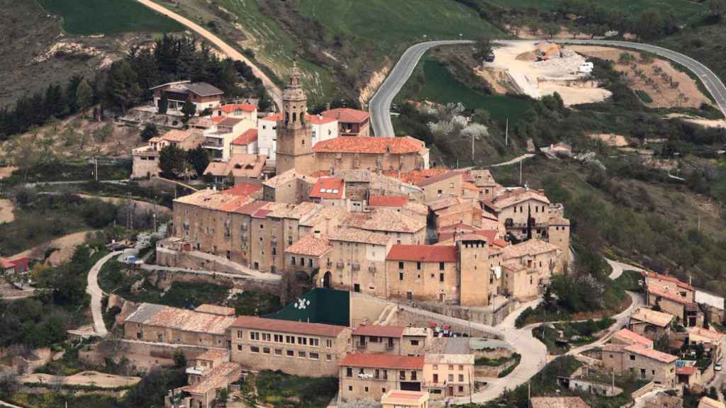 Núcleo urbano de Labraza, que da nombre a uno de los parques eólicos previstos en Álava / alavaturismo.eus