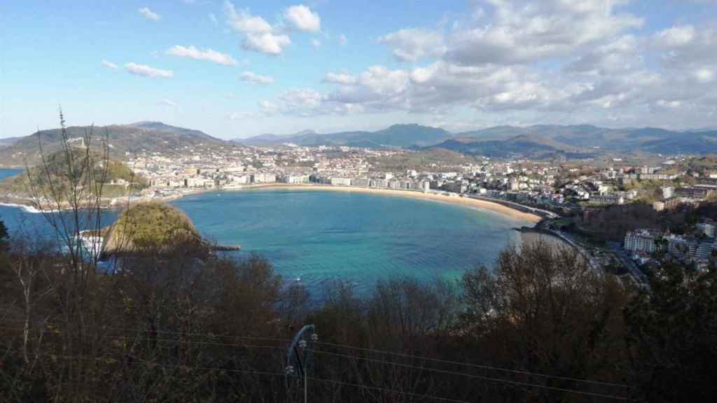 Vistas de Donostia desde Igeldo.