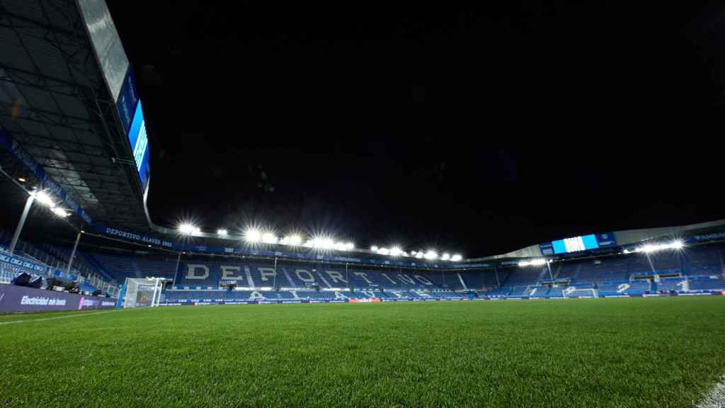 Estadio de Mendizorroza, feudo donde juega el Deportivo Alavés.