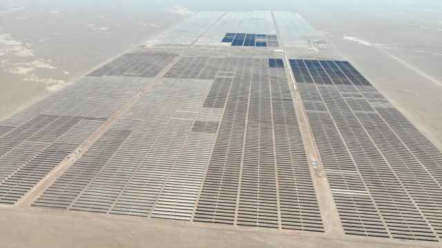 Parque solar Granja puesto en marcha por Solarpack en Chile.