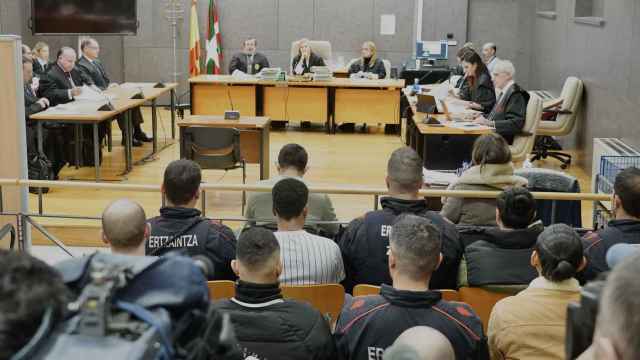 Juicio en la Audicencia Provincial de Bizkaia contra los siete varones mayores de edad acusados de la agresión que dejó al joven en estado vegetativo / H. BILBAO - EP