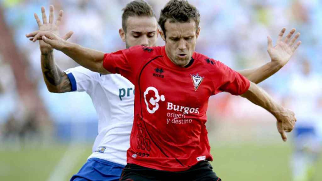 Koikili Lertxundi, durante su etapa en el Mirandés.