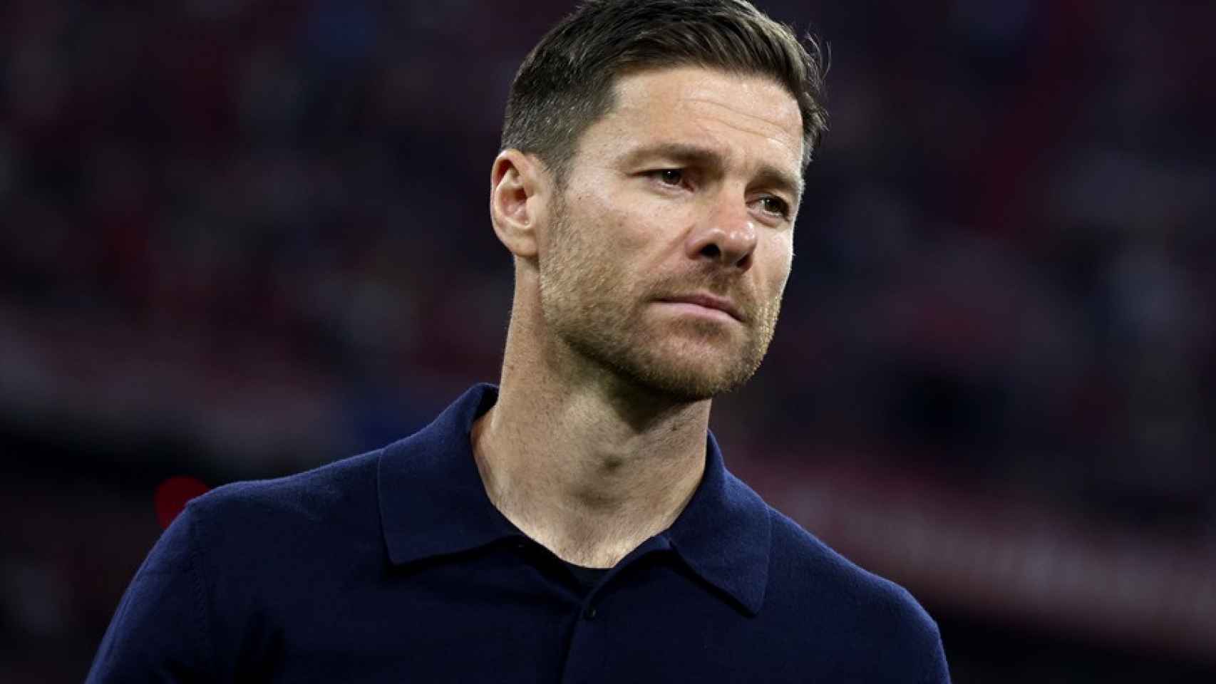 Xabi Alonso, durante un encuentro con el Bayer Leverkusen esta temporada.