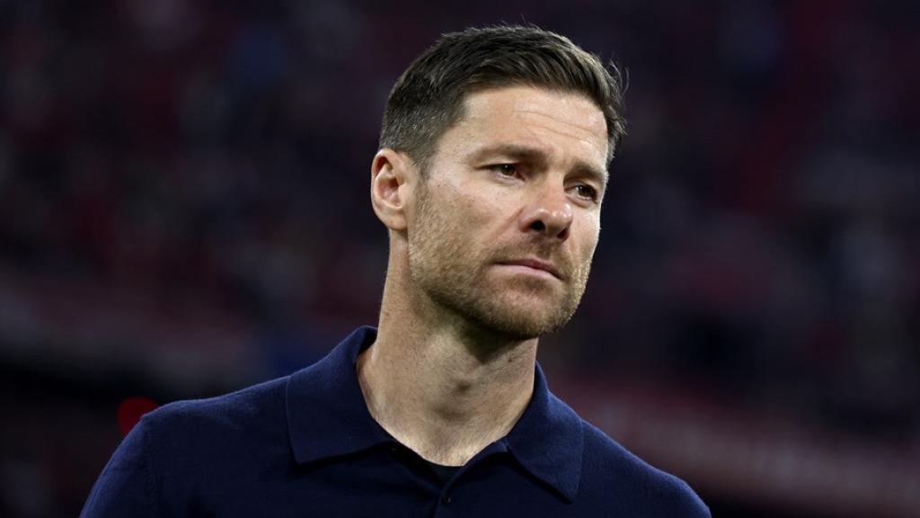 Xabi Alonso, durante un encuentro con el Bayer Leverkusen esta temporada.