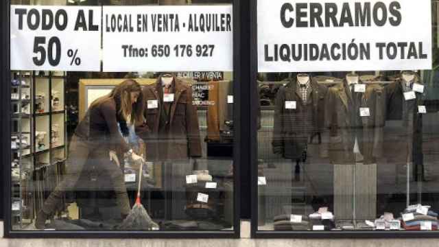 'Liquidación por cierre' del pequeño comercio / EFE