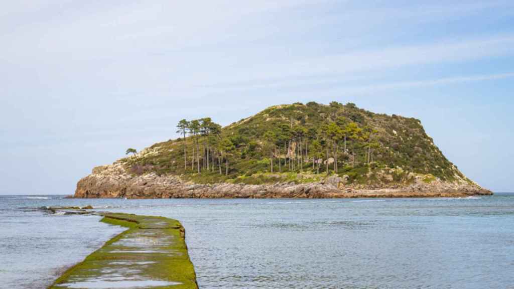 La isla de San Nicolás, en Lekeitio.