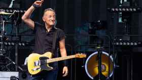 El cantante Bruce Springsteen en un concierto de su gira.