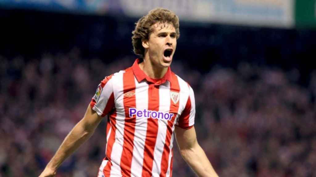 Llorente, durante su etapa como jugador en el Athletic Club.