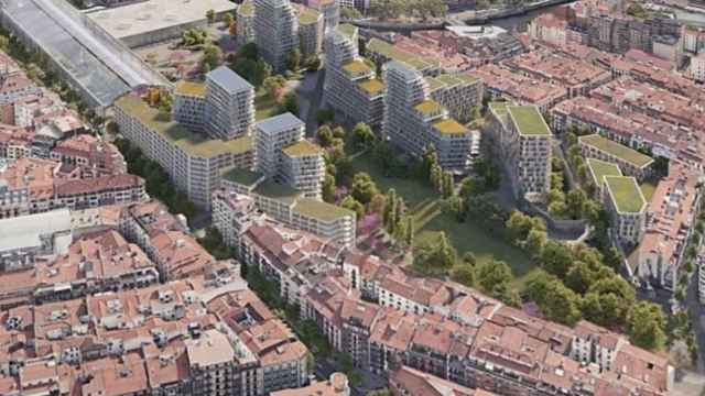 'Abando Taupadak', propuesta ganadora del concurso convocado por el Ayuntamiento de Bilbao para ordenar el futuro urbanístico de Abando.