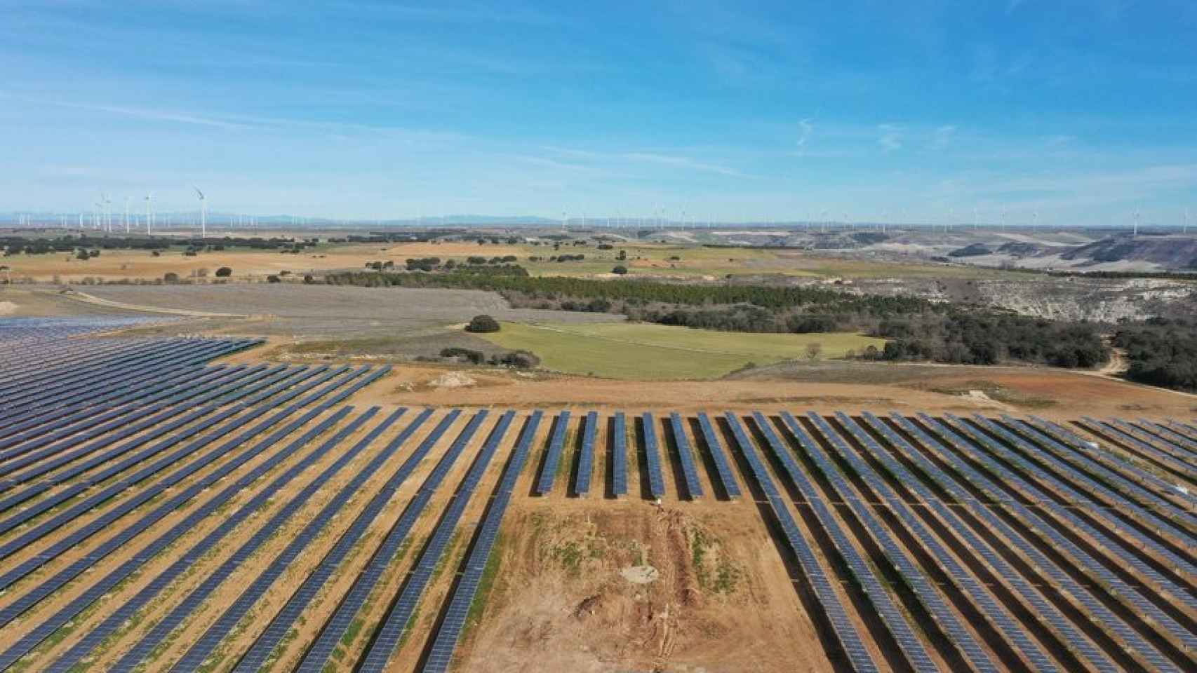 Proyecto fotovoltaico de Iberdrola en la provincia de Burgos.