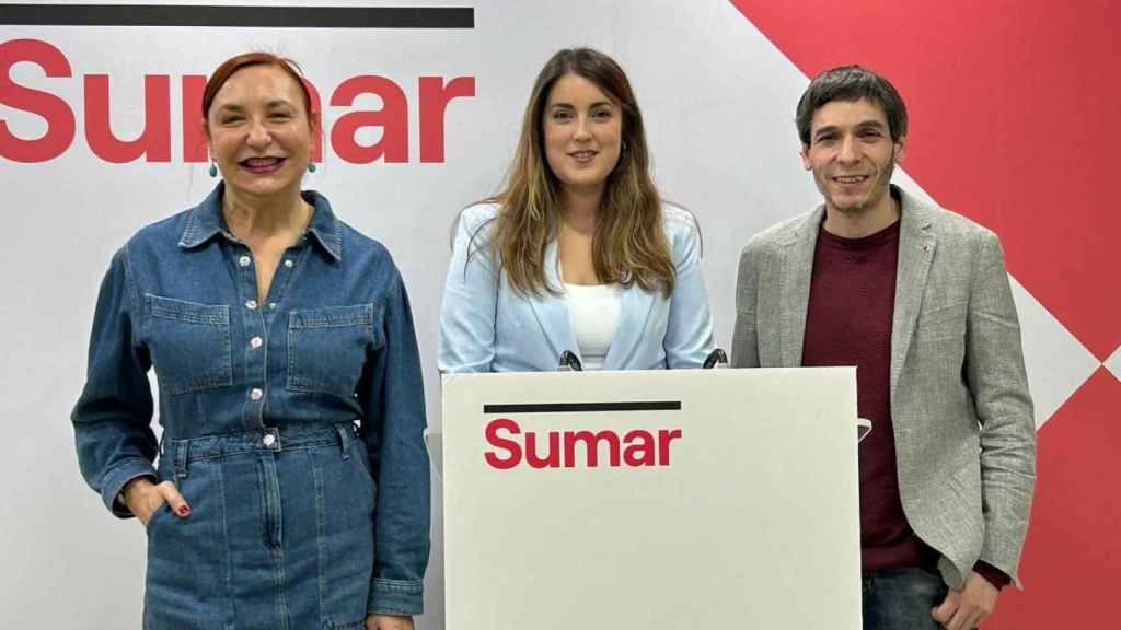 La candidata de Sumar, Alba Garcia, valora la convocatoria de las elecciones autonómicas vascas del 21 de abril / SUMAR