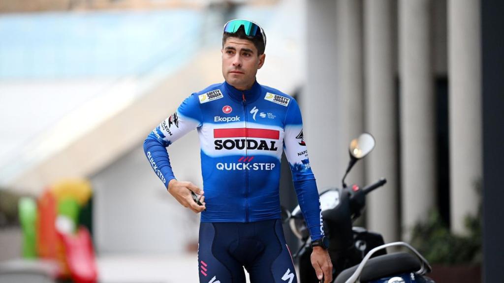 Mikel Landa, durante sus primeros días como corredor del Quick Step.