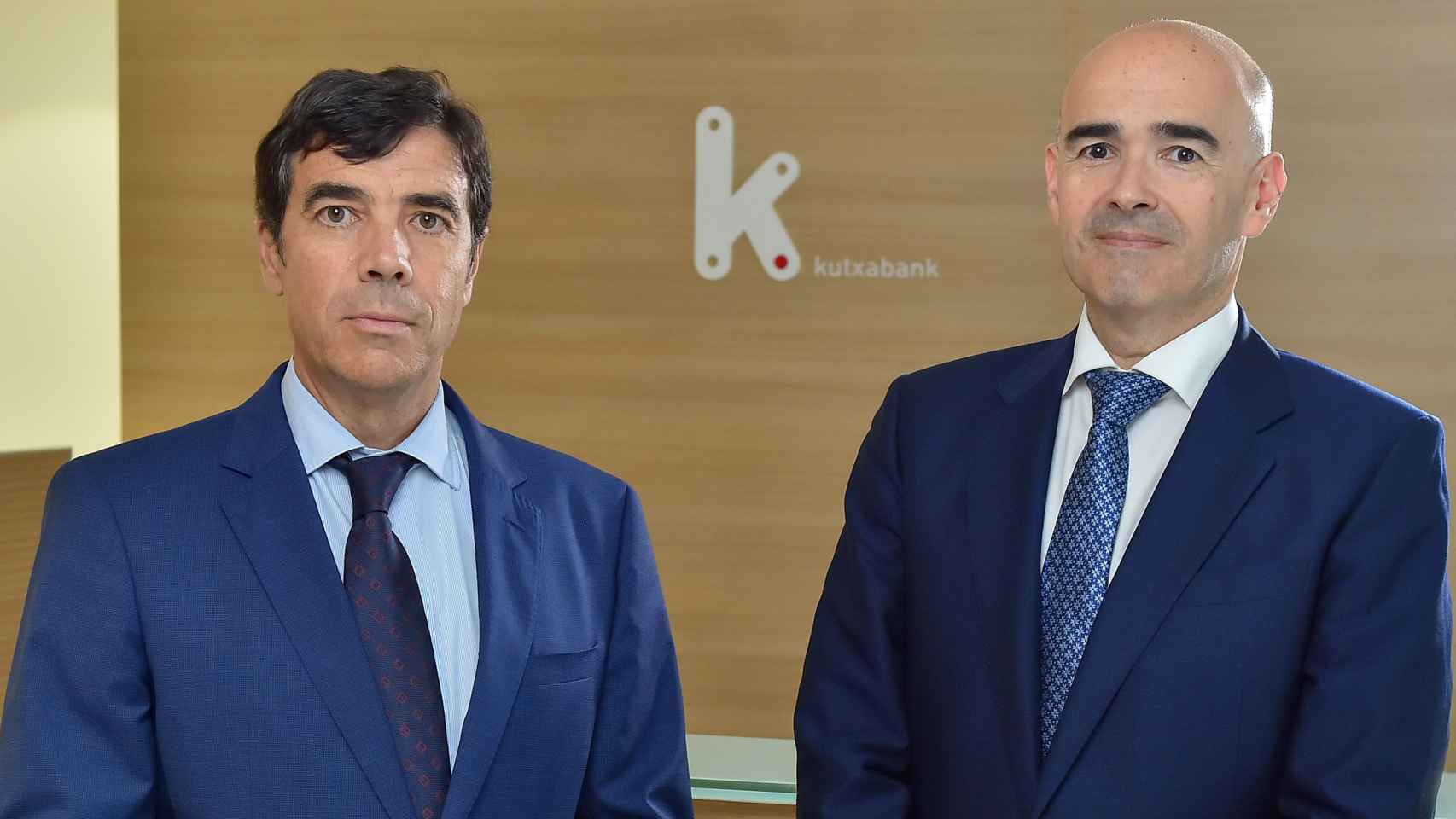 Antón Arriola y Eduardo Ruiz de Gordejuela, presidente y CEO de Kutxabank