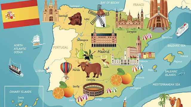 Mapa España caricatura / Pinterest