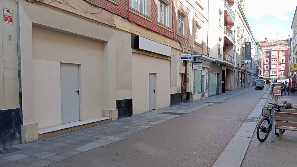 Centro donde estará ubicado el nuevo spa de Aitor Ocio, en la calle San Prudencio.