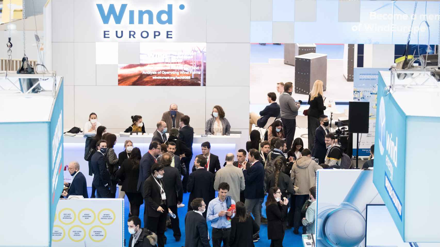 Feria eólica Wind Europe en el BEC.