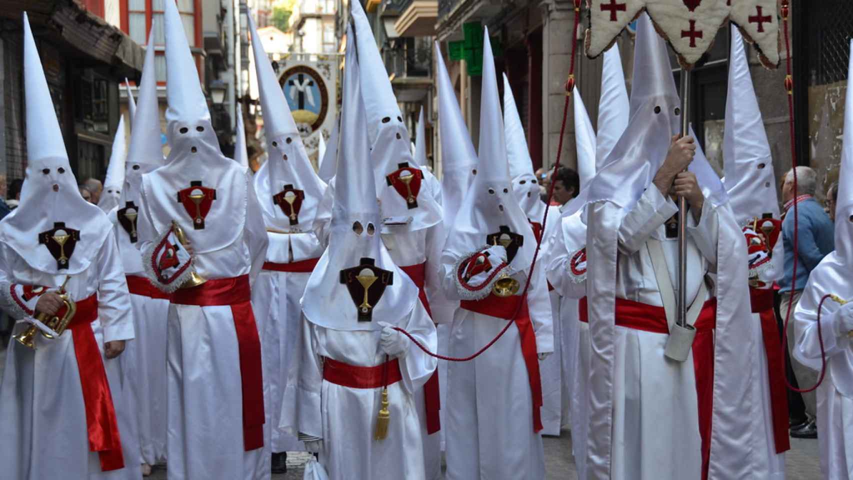 La procesión de Viernes Santo, en Bilbao.