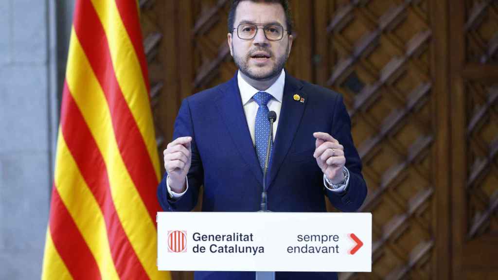 El presidente de la Generalitat, Pere Aragonès / EFE - QUIQUE GARCÍA
