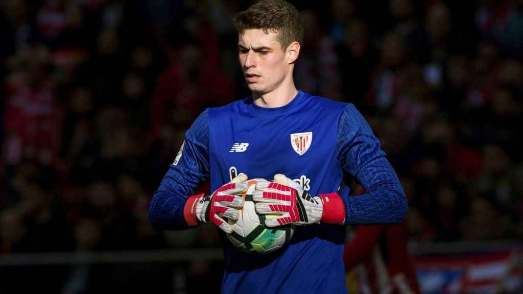 Kepa, durante su etapa como jugador del Athletic Club.