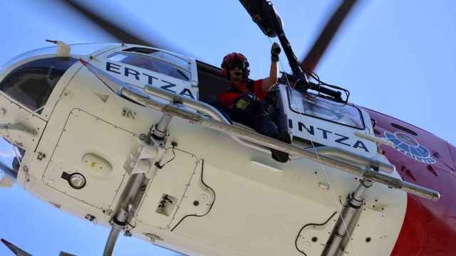 Helicóptero de rescate de la Ertzaintza / EP