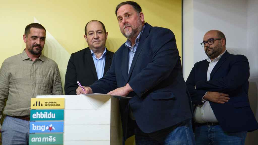 EH Bildu, ERC, BNG y Ara Més firman el acuerdo de coalición para las elecciones europeas/Europa Press