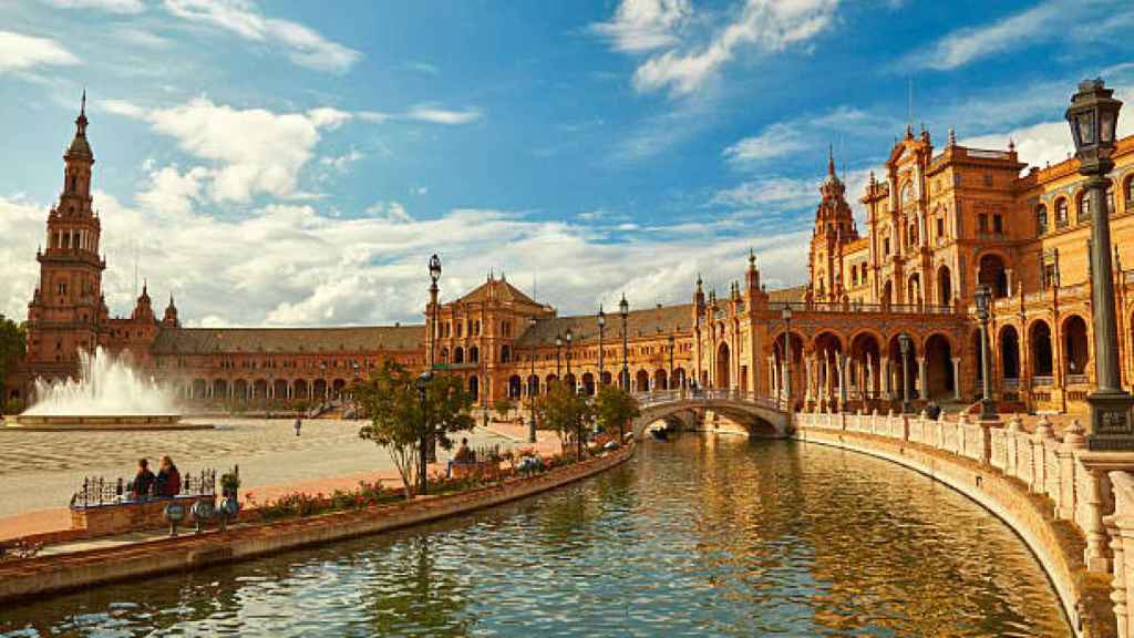 Plaza de España, en Sevilla.