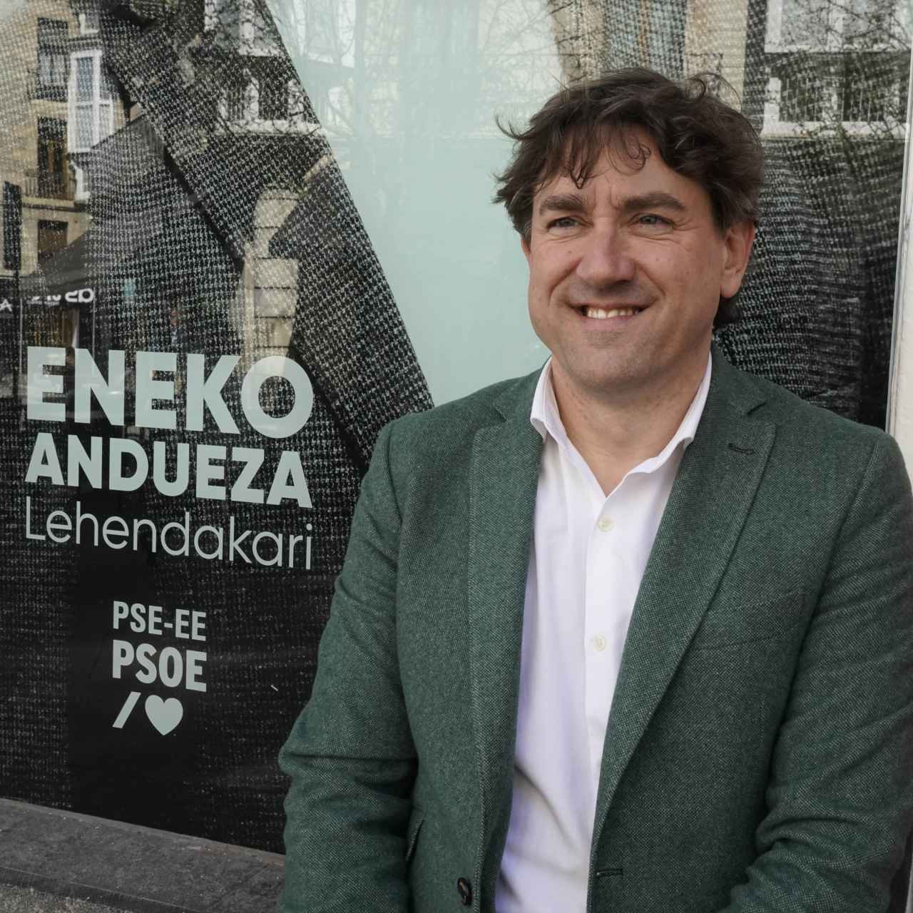 El candidato a lehendakari del PSE-EE, Eneko Andueza / Paulino Oribe