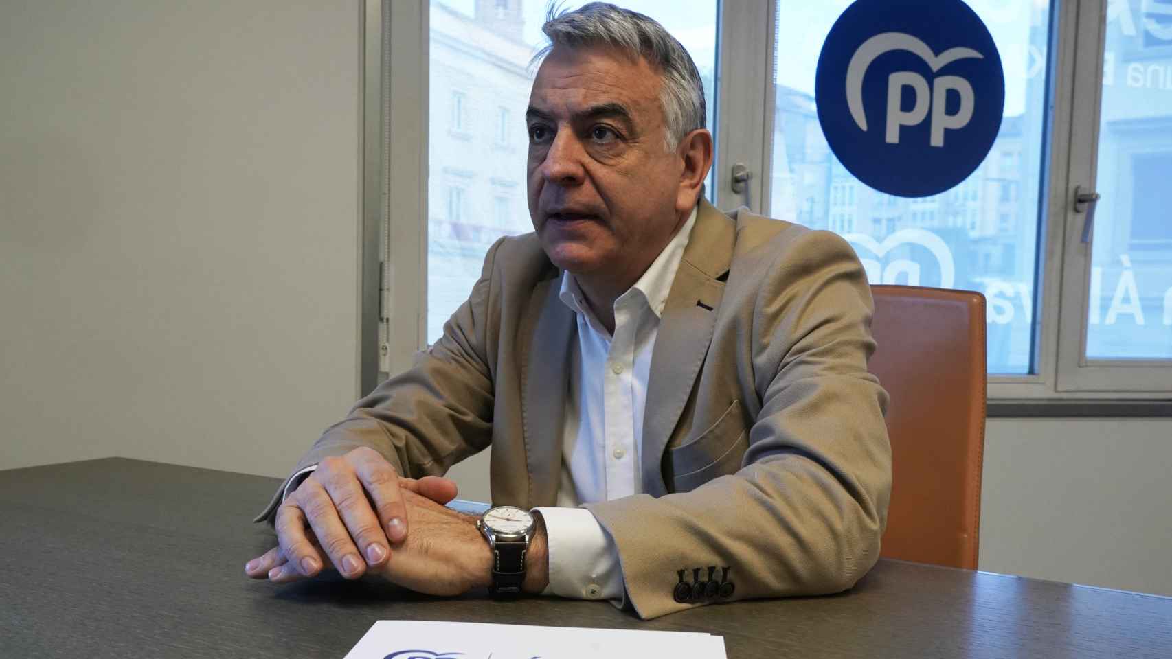 Javier de Andrés, presidente del PP vasco y candidato a lehendakari / Paulino Oribe