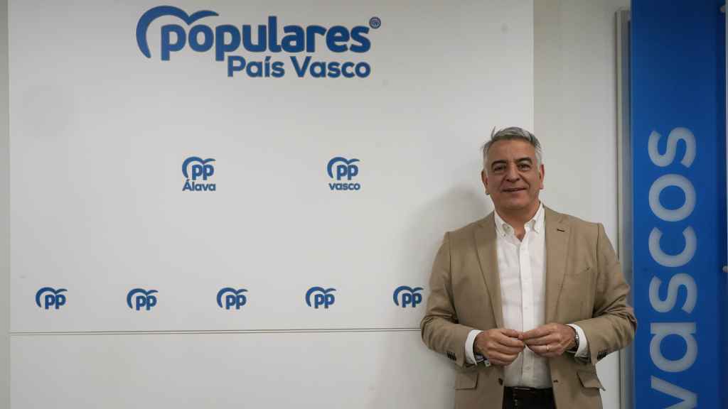 El presidente del PP vasco y candidato a lehendakari, Javier de Andrés / Paulino Oribe