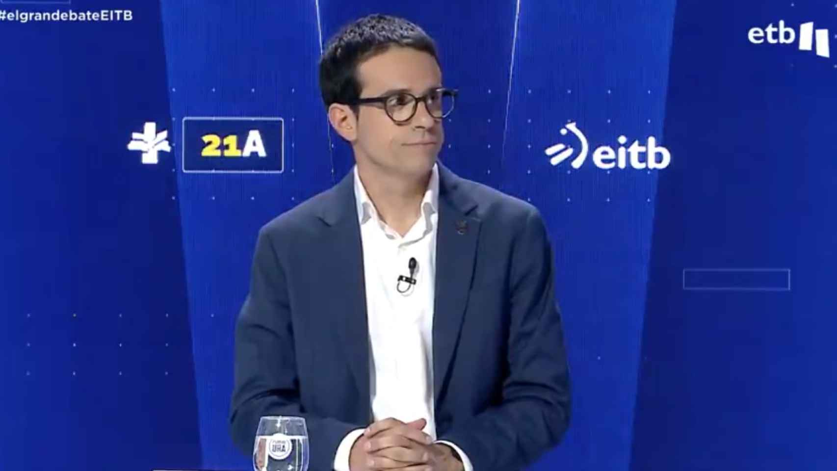 Pello Otxandiano en el debate de EITB