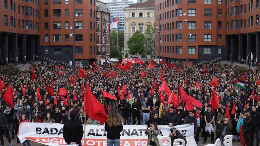 Manifestación de EHKS en Bilbao este 1 de mayo