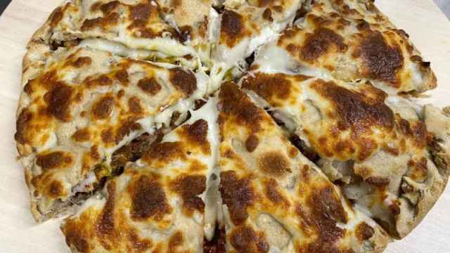 La pizza 'estofada' de la pizzería más original de Euskadi.