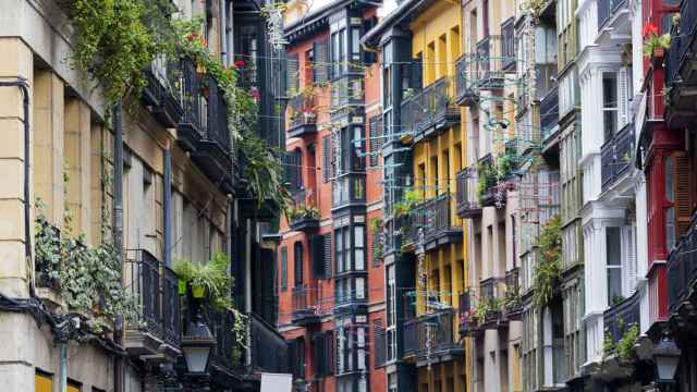 Casas del Casco Viejo de Bilbao.