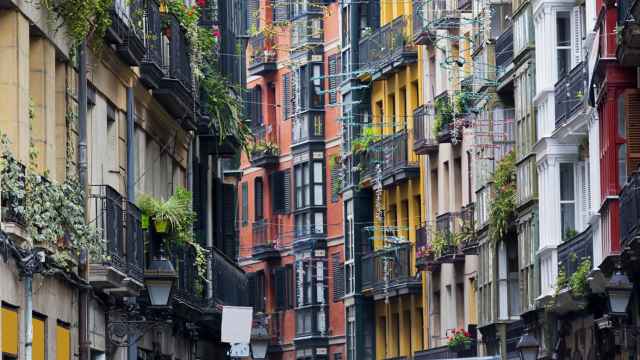 Casas del Casco Viejo de Bilbao.