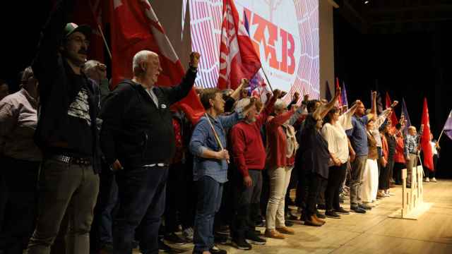 Acto en el Palacio Euskalduna por el 50 aniversario de LAB / LAB