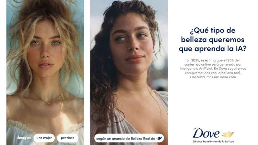 Imagen de la campaña de Dove