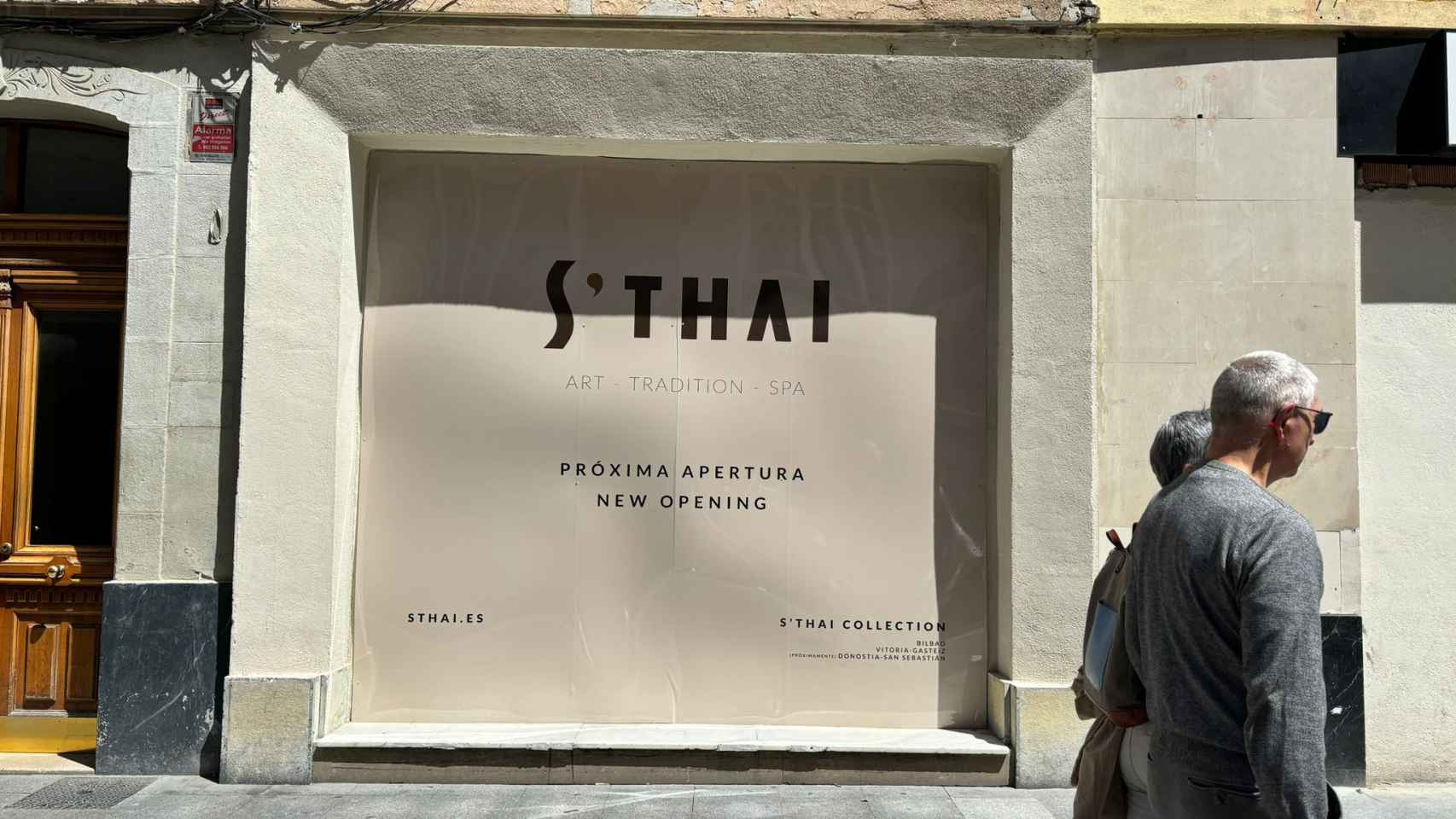 Centro donde estará ubicado el nuevo spa de Aitor Ocio, en la calle San Prudencio.