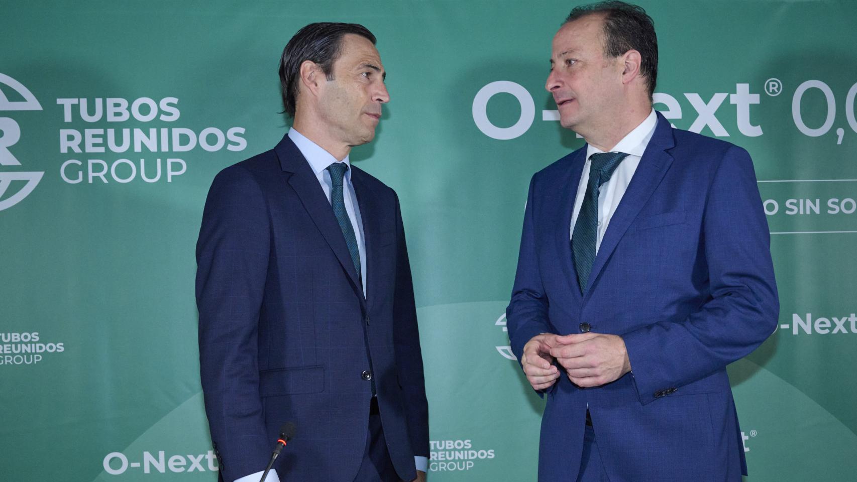 Josu Calvo y Carlos López de las Heras, de Tubos Reunidos