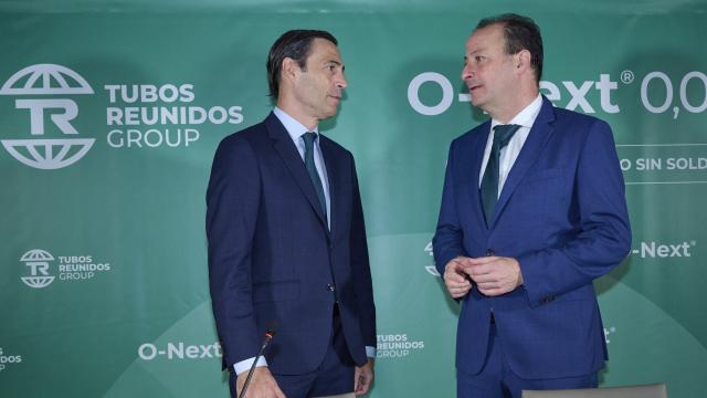 Josu Calvo y Carlos López de las Heras, de Tubos Reunidos