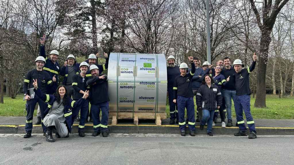 Trabajadores de Aludium en Amorebieta