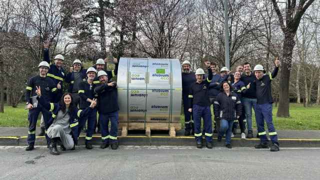 Trabajadores de la planta de Aludium en Amorebieta / linkedin