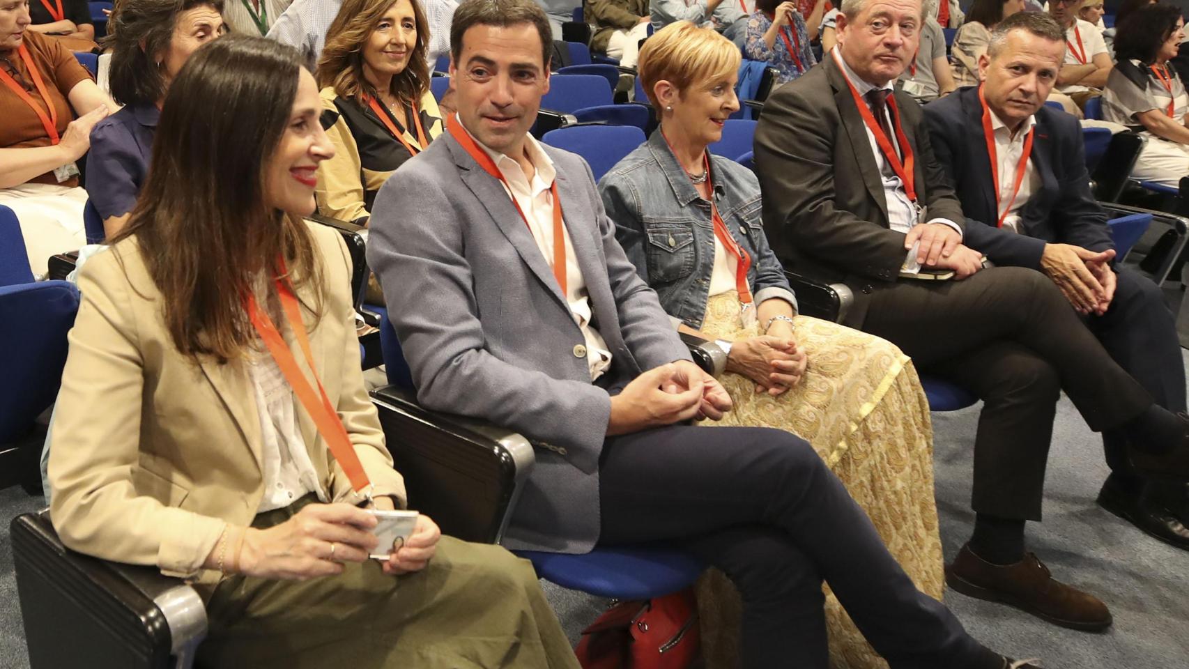 El candidato a lehendakari Imanol Pradales durante la Asamblea Nacional de EAJ-PNV / LUIS TEJIDO - EFE