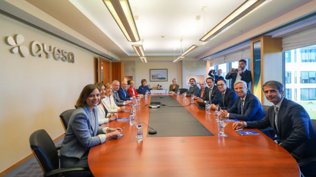 Inauguración del centro tecnológico en Donostia de Ayesa, propietaria de Ibermática