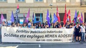 Madrid aprueba la subida salarial para los funcionarios pero los sindicatos vascos piden descentralización