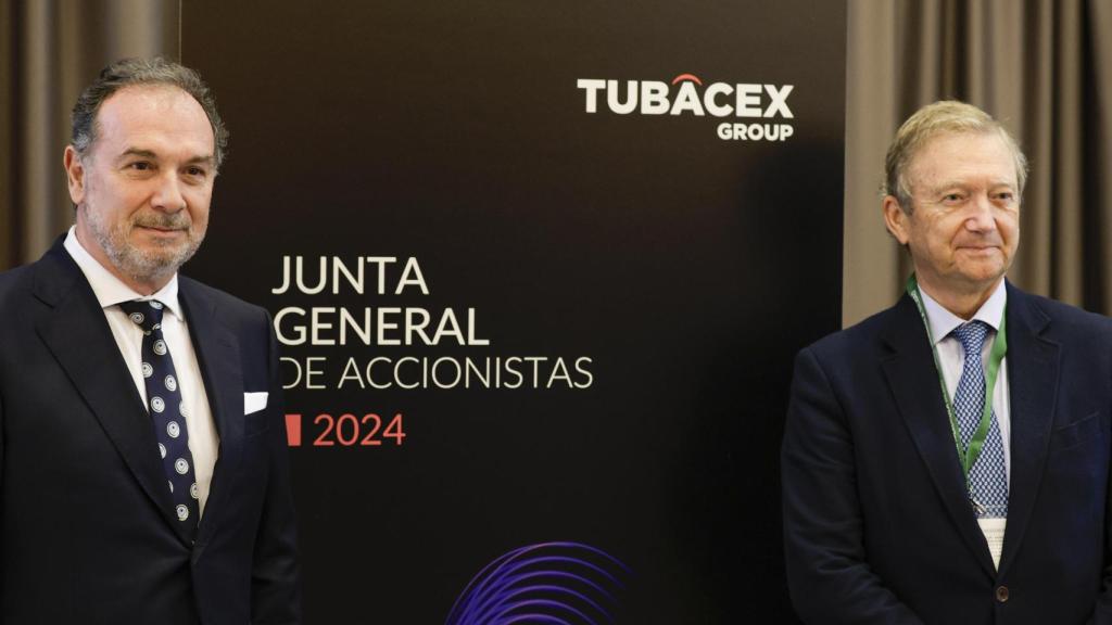 Jesús Esmorís y Manuel Moreu, CEO y presidente de Tubacex